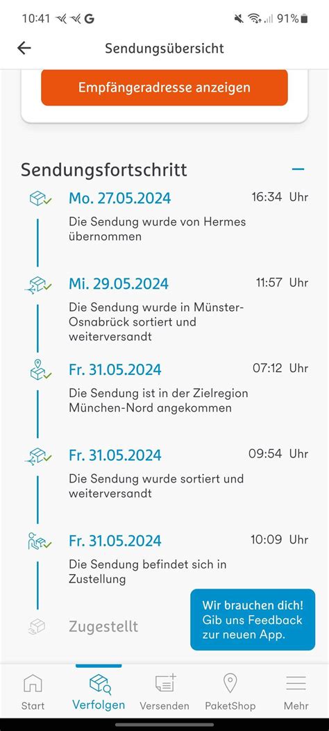 hermes zustellung grimma|hermes sendung verlängerung.